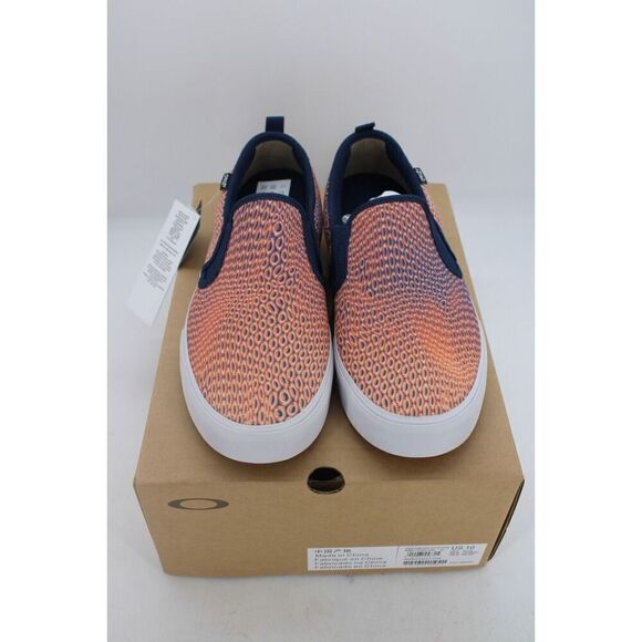 Oakley B1B Classic Slip On Canvas Bubble Ellipse OG/BL Size 10 New - Picture 1 of 12